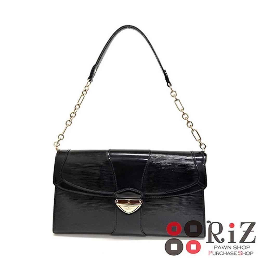 LOUIS VUITTON Pochette Lena Bag Shoulder Messenger Black